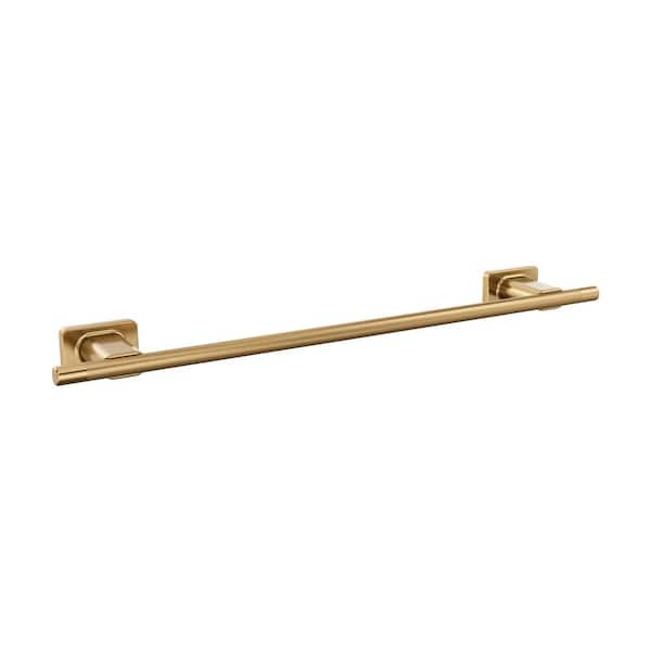 Bronx 18 in. Wall Mounted Towel Bar in Champagne Bronze
