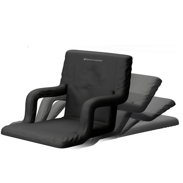 Home-Complete Black Stadium Seat Chair HW4500002 - The Home Depot
