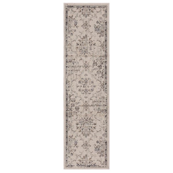 Viola Tan 2 ft. 1 in. x 5 ft. Traditional Ornamental Khotan Runner Rug