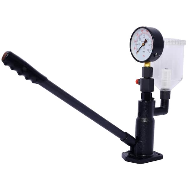 Tidoin 400 Bar 6000 psi Fuel Injector Nozzle Tester Professional Auto Repair Tool with Dual Scale Gauge