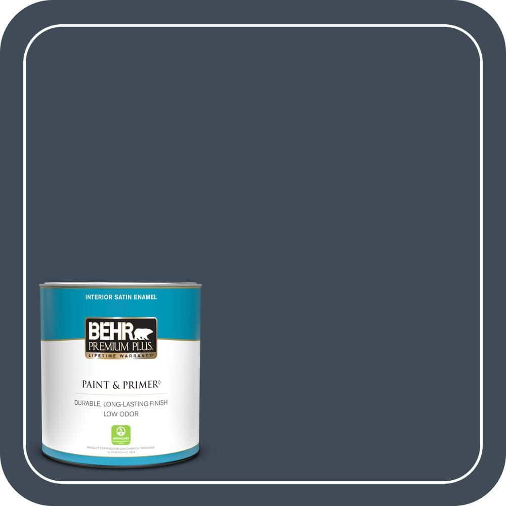1 qt. #PPF-58 Dark Night Satin Enamel Low Odor Interior Paint & Primer price history on PriceWatchPro