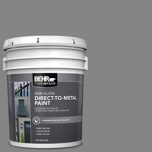 5 gal. #PFC-63 Slate Gray Semi-Gloss Direct to Metal Interior/Exterior Paint