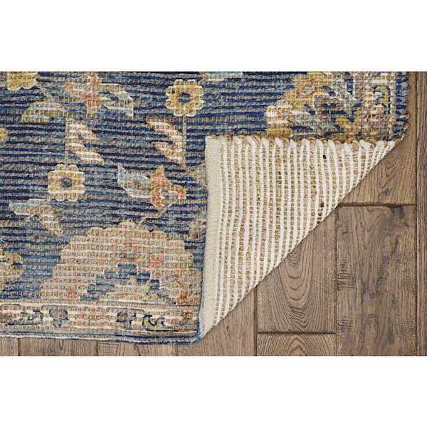 Morris Blue Chloe 8 ft. x 10 ft. Distressed Moroccan Area Rug