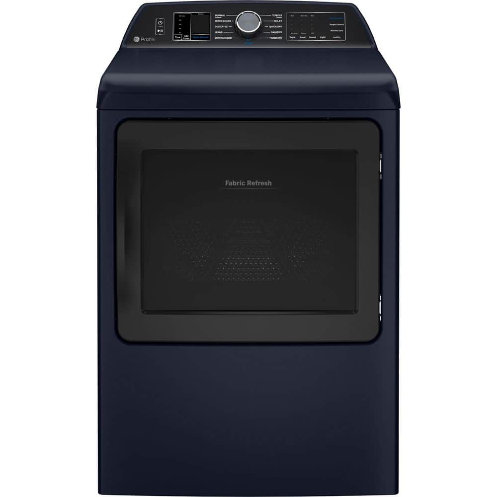 GE Profile 7.3 cu. ft. Smart Electric Dryer in Sapphire Blue with
