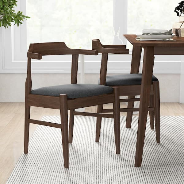 Ashcroft Furniture Co Abbet 5-Piece Mid-Century Rectangular Walnut