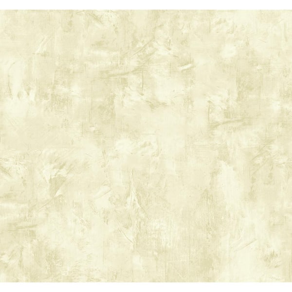 Seabrook Designs Embossed Vinyl Faux Plaster Champagne Vinyl Strippable Roll (Covers 60.75 sq. ft.)