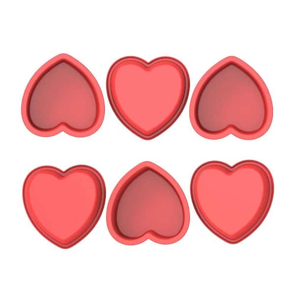 2-Piece Silicone Nonstick Chocolate Cookie Mold Set for Baking Muffin Cupcake Pudding Candy Covered Oreo