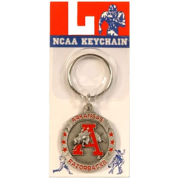 Hillman Metal/Plastic Red Sporting Accessories Key Chain Hillman Metal/Plastic Red Sporting Accessories Key Chain