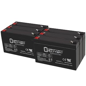 ML7-6 - 6 Volt 7 AH, F1 Terminal, Rechargeable SLA AGM Battery Pack 6