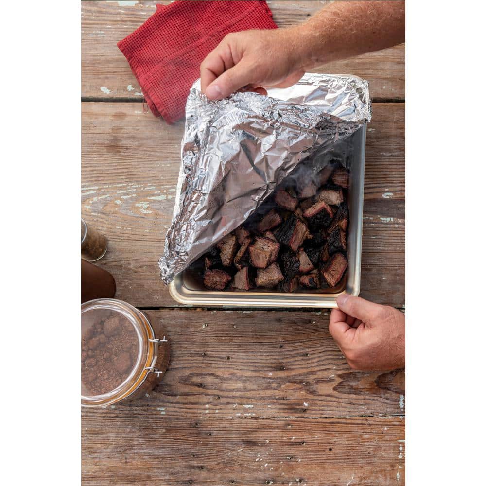 Oklahoma Joe's 13" x 9" Gray Aluminum BBQ Serving Tray
