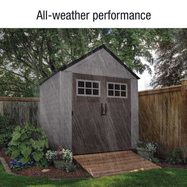 Rubbermaid Big Max 7 ft. x 7 ft. Storage Shed 2035892 - The Home Depot