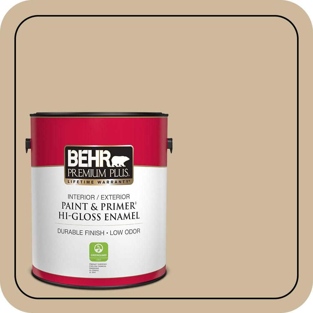 1 gal. #BXC-80 Wildwood Hi-Gloss Enamel Interior/Exterior Paint & Primer price history on PriceWatchPro