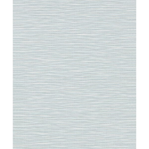Unbranded Textured Weave Light Green Matte Finish Vinyl on Non-Woven Non-Pasted Wallpaper Roll Sample