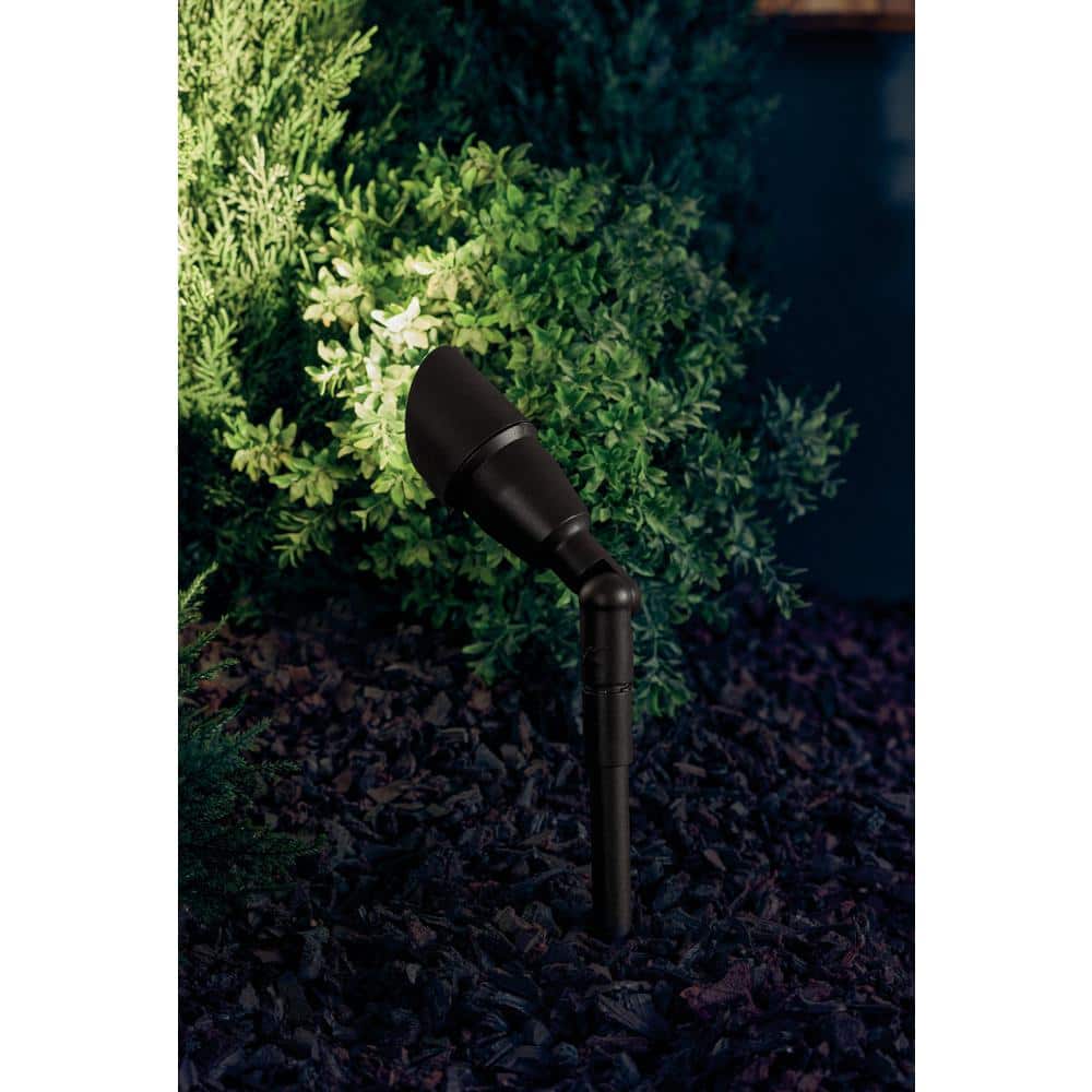 Transitional 3" Black Ambient Floor Light with Heat-Resistant Glass