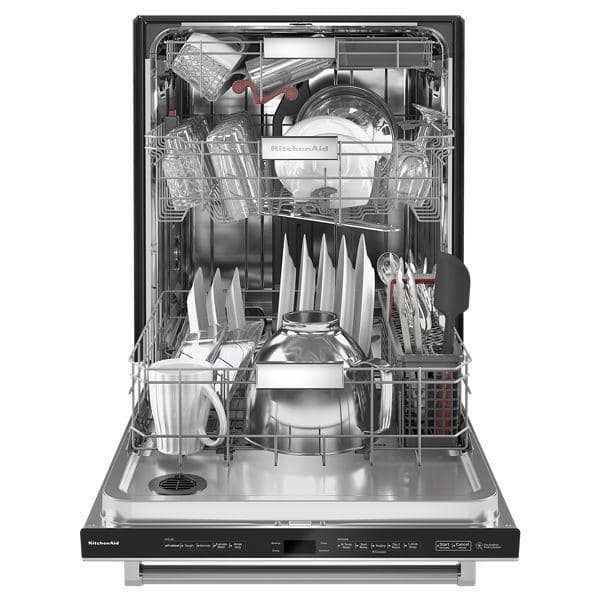 KitchenAid 24 in. PrintShield Stainless Steel Top Control Built-In Tall Tub Dishwasher with Stainless Steel Tub, 44 dBA