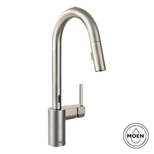 Align Single-Handle Touchless Pull-Down Sprayer Kitchen Faucet with MotionSense and Power Clean in Spot Resist Stainless
