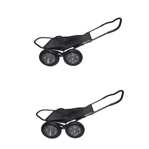 Crawler 500 lbs. Capacity Foldable Multi Use Deer Game Recovery Cart (2-Pack)