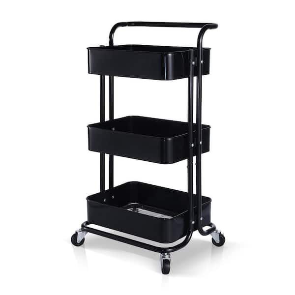 Unbranded 3-Shelf Silver Corner Wire Shelf Rack Adjustable Metal Free Standing Corner Storage Display Rack for Kitchen