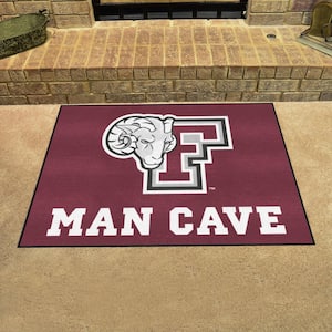Fordham Rams Maroon Man Cave 3 ft. x 4 ft. All-Star Area Rug