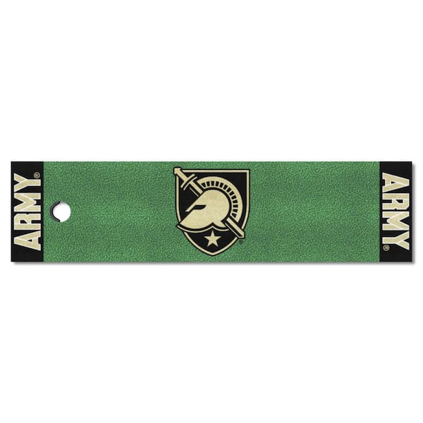 FANMATS NCAA U.S. Military Academy 18 in. x 72 in. Indoor Golf Practice Putting Runner Mat