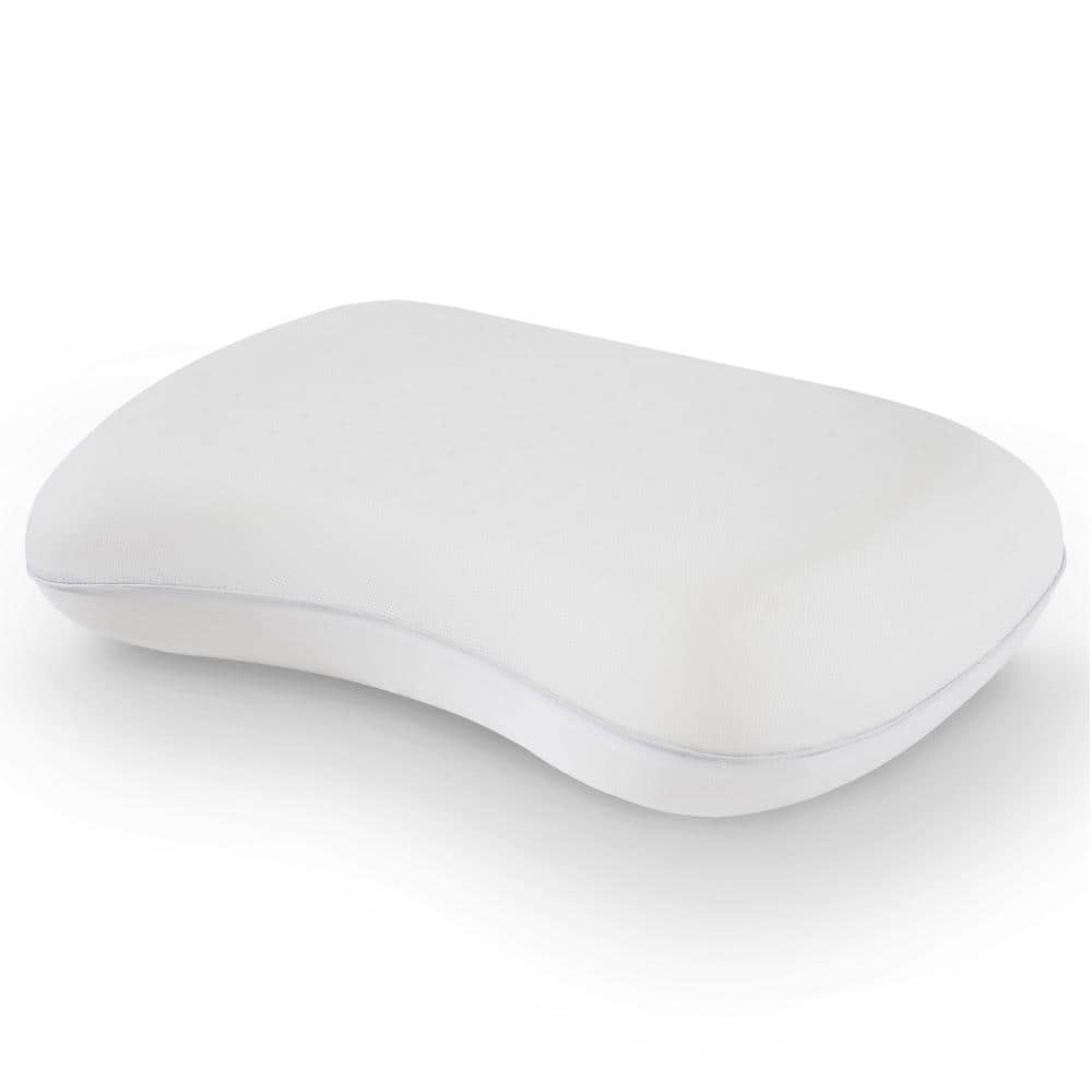 Standard White Memory Foam Cooling Side Sleeper Pillow