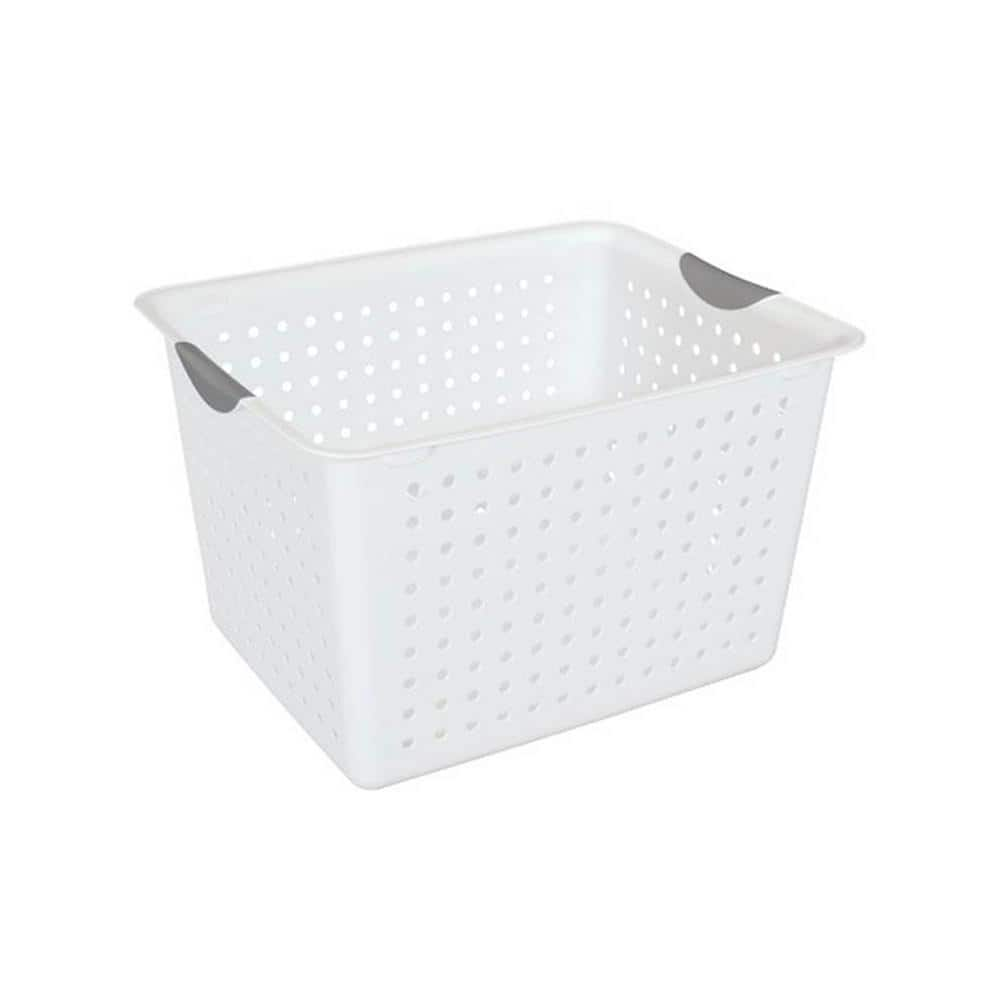 Sterilite Deep Ultra™ Basket Plastic  White