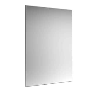 60 in. W x 36 in. H Rectangle Hanging Aluminum Framed Wall Mirror Bathroom Vanity Mirror in White