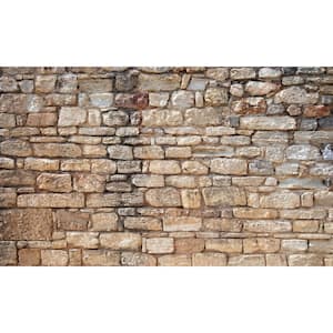 Stone View - Weather Proof Scene for Window Wells or Wall Mural - 120 in. x 60 in