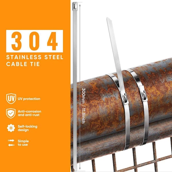 steel cable ties home depot