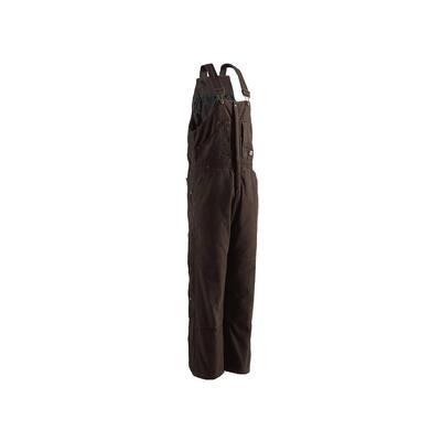 Men's 60 in. x 30 in. Bark 100% Cotton Original Washed Insulated Bib Overall