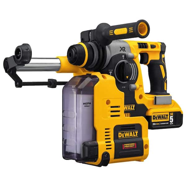 Dewalt 20 Volt Max Xr 1 In Sds Plus L Shape Rotary Hammer W Extractor 2 20 Volt 5 0ah Batteries 1 2 In Impact Wrench Dch273p2dhdcf880b The Home Depot - impact 5.0 roblox