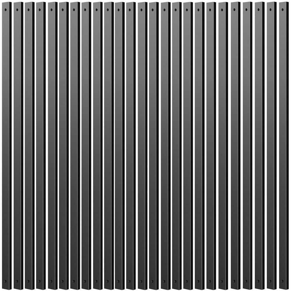 32 in. H x 5.9 in. W Black Metal Stair Railing Kit Straight Flat Hollow Rectangle Deck Balusters 25-Pack Aluminum price history on PriceWatchPro