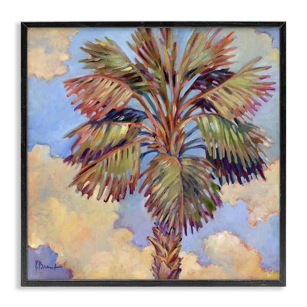 Stupell Industries Santa Rosa Palm by Paul Brent Black Framed Nature Giclee Art Print 12 in. x 12 in.