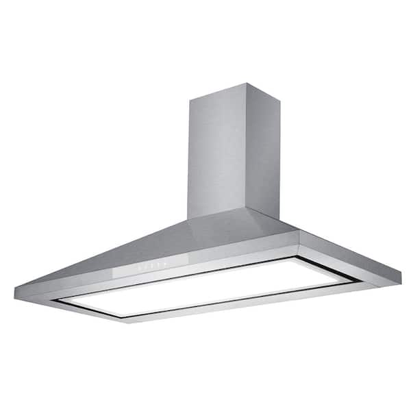 Chambers 30 in. 600 CFM Convertible Wall Mount Range Hood with Light in Stainless Steel