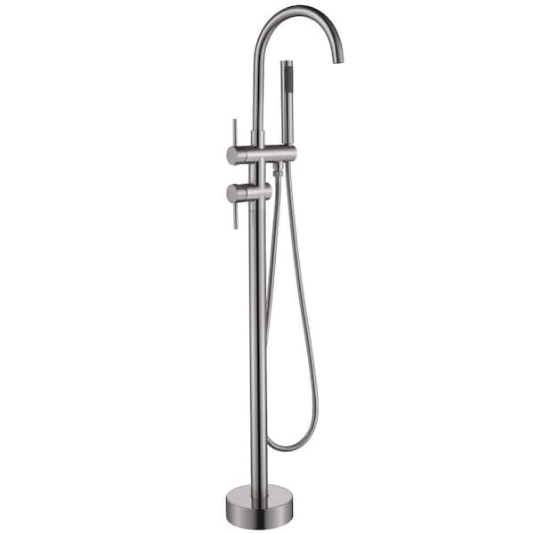 Wellfor Free Standing Single Handle, Home Depot Freestanding Bathtub Faucets