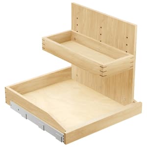 Sublime Design | Pull Out Tray | Side Mount | Baltic Birch Drawer for  Kitchen Cabinets | Slide Out Shelves | Roll Out Cabinet Organizer (24 Wide)