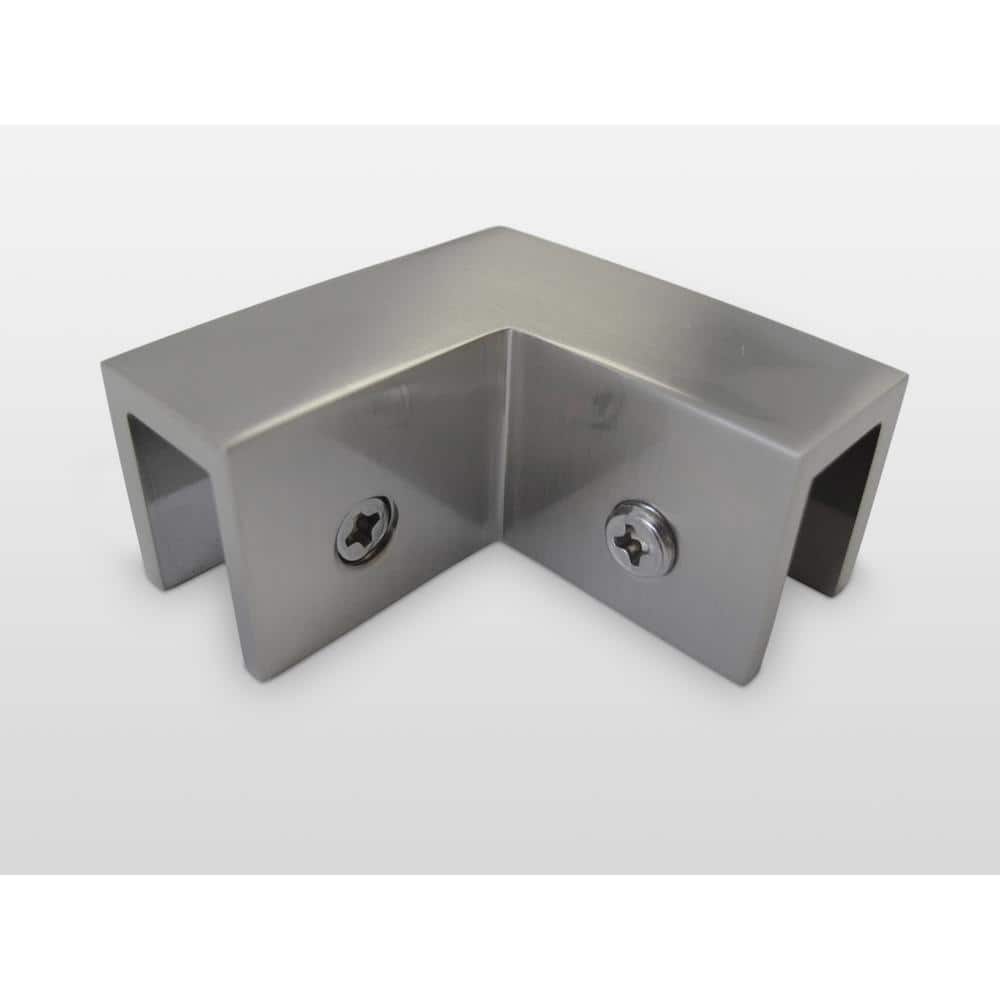 78" Frameless Clear Glass Shower Enclosure with Brushed Nickel Finish