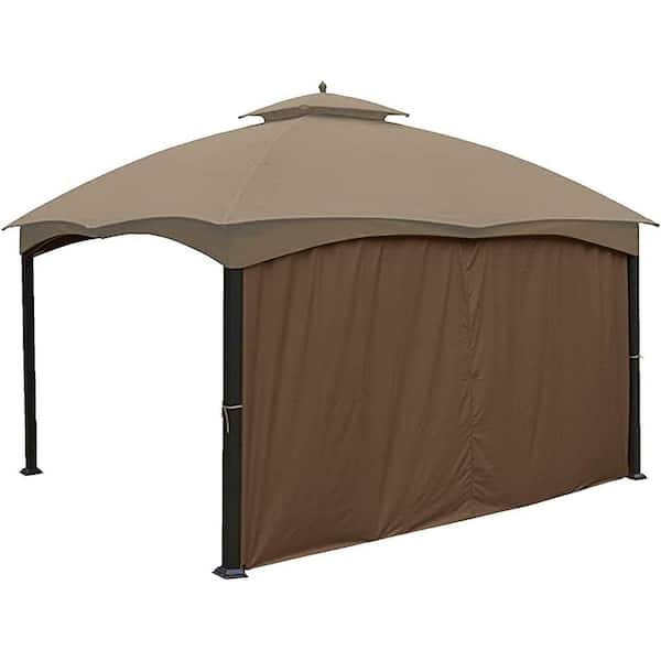 Terracemaster 10x12 Outdoor Gazebo 1 Panel Sidewall Brown