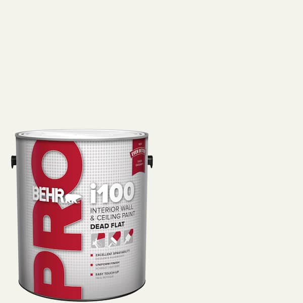 1 gal. #PWN-50 Snowy Egret Dead Flat Interior Paint