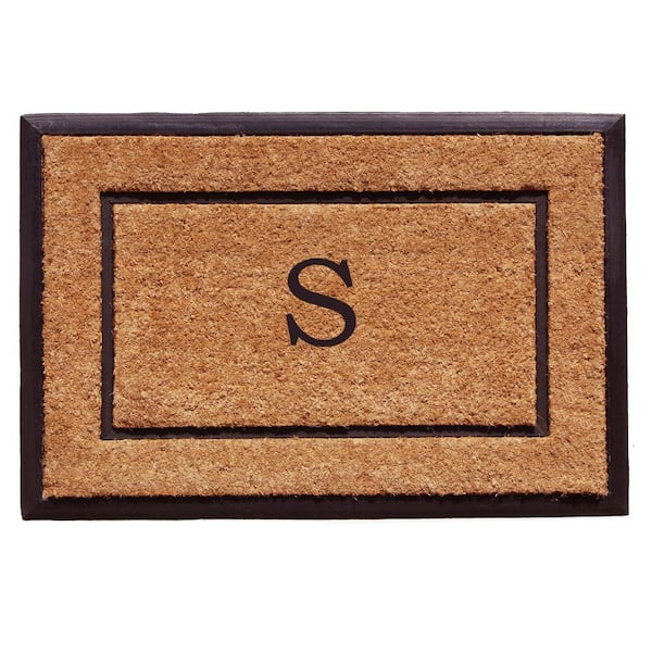 Calloway Mills The General 30 in. x 48" Monogrammed Door Mat Letter S