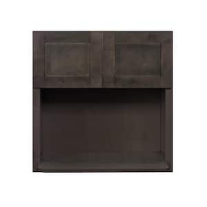 Lifeart Cabinetry Lancaster Shaker Vintage Charcoal Decorative Door Panel 12-In. W x 30-in H x 0.75-in D