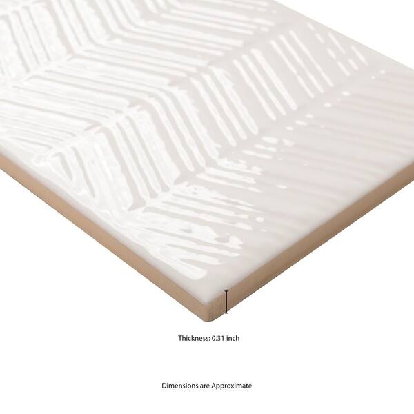 MSI Take Home Tile Sample - Citylights Crema 3D Mix 4 in. x MSI Take Home Tile Sample - Citylights Crema 3D Mix 4 in. x