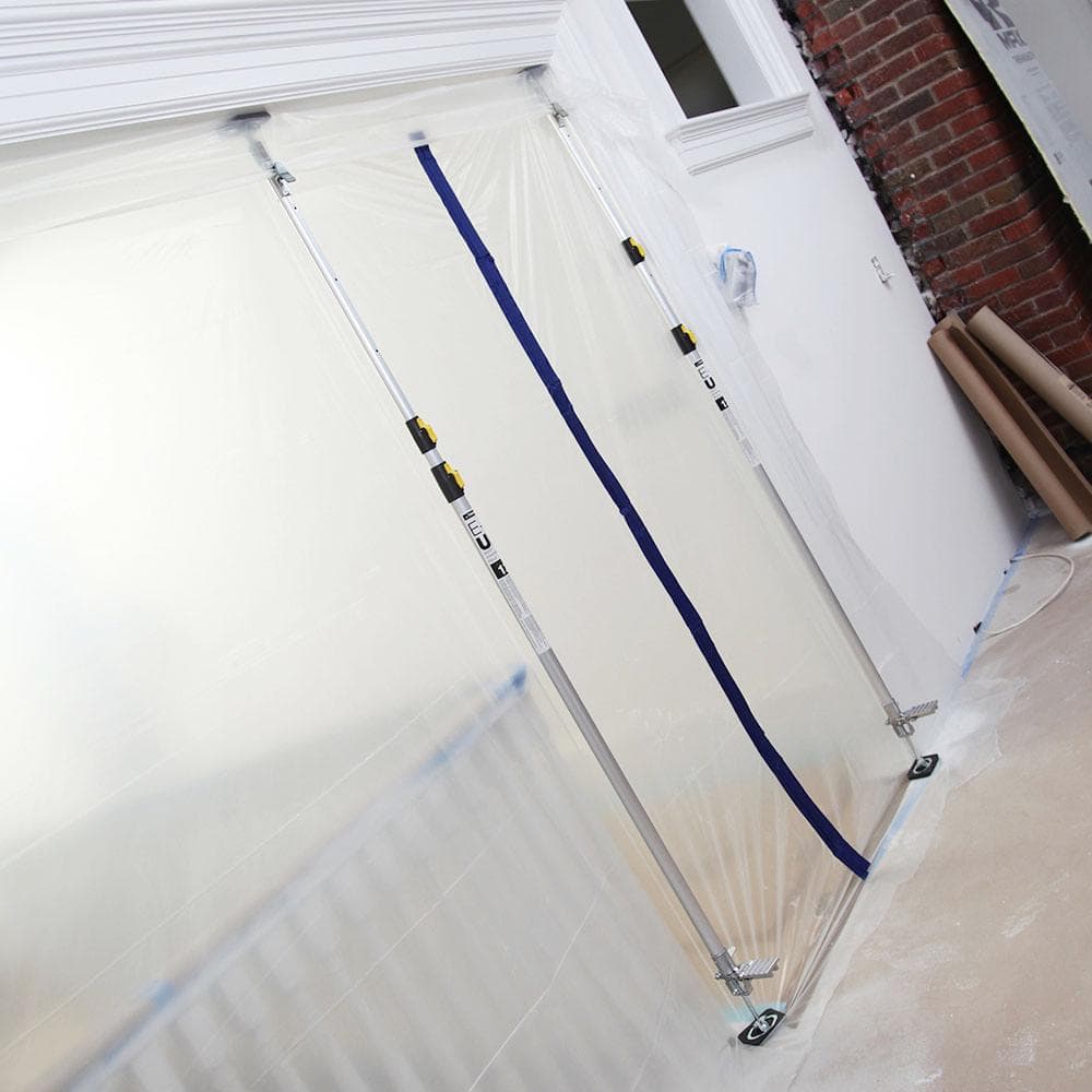 Heavy Duty 16ft Adjustable Aluminum Dust Containment Pole