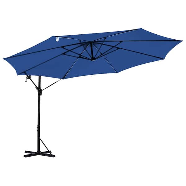 SUNRINX 12 ft. Steel Cantilever Offset Outdoor Patio SUNRINX 12 ft. Steel Cantilever Offset Outdoor Patio
