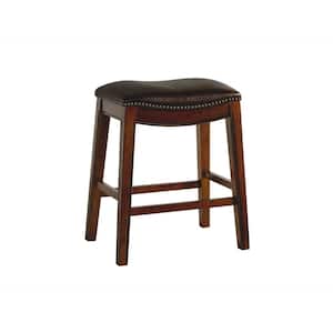 Bowen 24" Backless Counter Height Stool in Brown