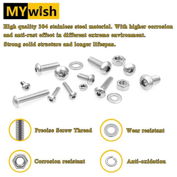 Stage 8 Collector Bolt Kit - 6pt 3/8-16 x 1