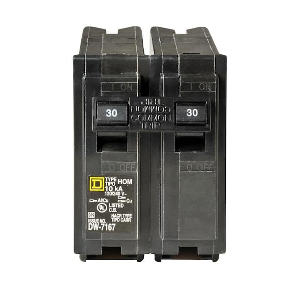 Square D Square D Homeline 30 Amp 2-Pole Circuit Breaker Bundle