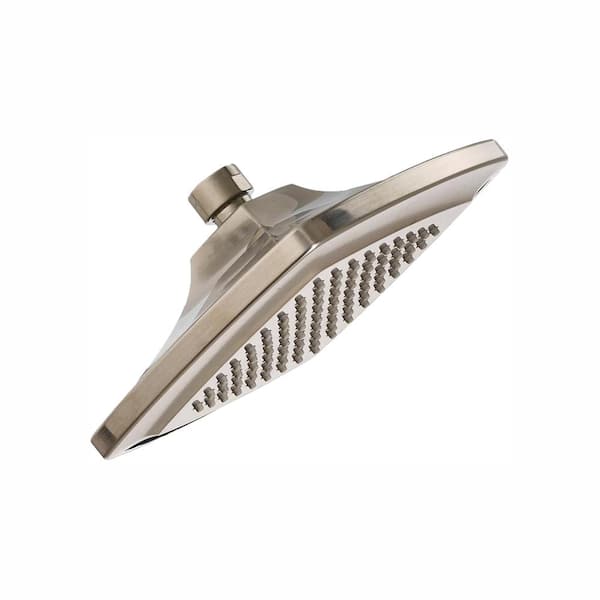 American Standard Townsend 1-Spray 6.1 in. Single Wall Mount Fixed Shower Head in Brushed Nickel