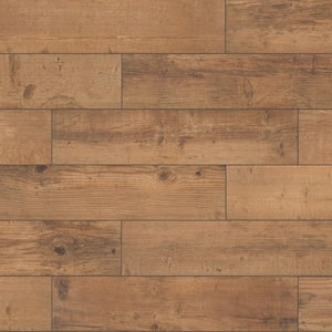 Denali Sunset Brown 8 in. x 36 in. Matte Porcelain Floor and Wall Tile (13.6 sq. ft./Case)