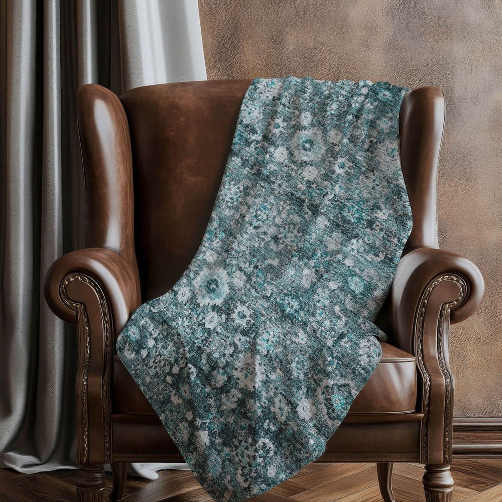 Premium Machine Washable ASB651 Teal 50 in. x 70 in. Sherpa Throw Blanket price history on PriceWatchPro